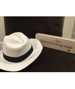 NEW PANAMA HAT HANDMADE ECUADOR ELEGANT - $53.01