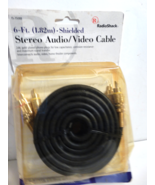 Radio Shack 6 Ft Shielded 24K Gold Plated Stereo Audio Video Cable  USA - $186.59 MXN