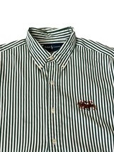 Polo Ralph Lauren Shirt Mens XL Green Classic Fit Button Down Stripe Pon... - $39.58