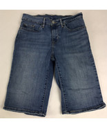 Levi’s Denim Stretch Fit Shorts Zipper Fly Levis Women&#39;s Size 27 - Daisy... - $24.99