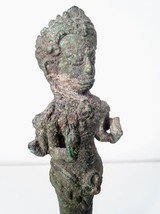 Khmer Baphuon 11th-12th Do Bronzo Figura Di Il Dio Vishnu - £1,164.65 GBP