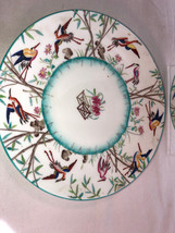 Two Minton 9 Inch Stork Plates - £59.94 GBP