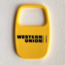 Western Union Yellow Advertising Key Fob Holder - £11.67 GBP