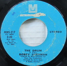 Bobby Sherman ‎– The Drum, Vinyl, 45rpm, 1971, Very Good+ condition - $4.45
