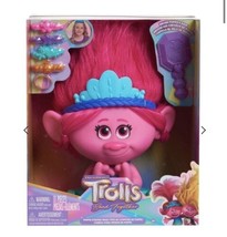 Trolls DreamWorks Animation&#39;s Trolls Band Together Poppy Styling Head - £29.68 GBP