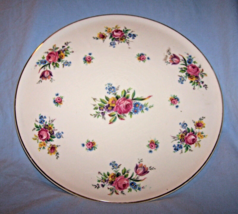 Vintage Royal Tudor Ware English Floral Ceramic Cake Plate-11 inches - €17,49 EUR
