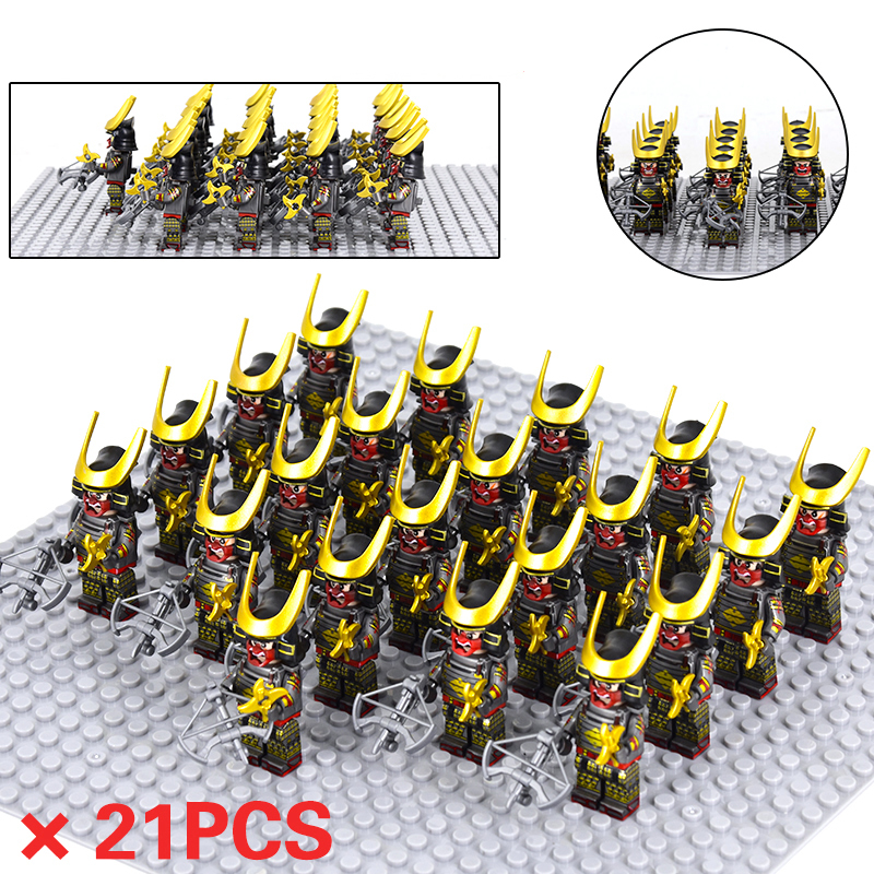 21pcs Japanese Samurai Bushi Warriors Custom Minifigure Set I - $29.89