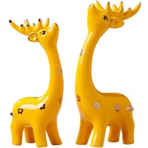 Creative Deer Figurines Ornaments Ceramic Crafts Living Room B - $57.58