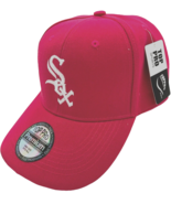 Pink Chicago White Sox hook &amp; loop adjustable hat by Top Pro Sports OSFA - $14.86