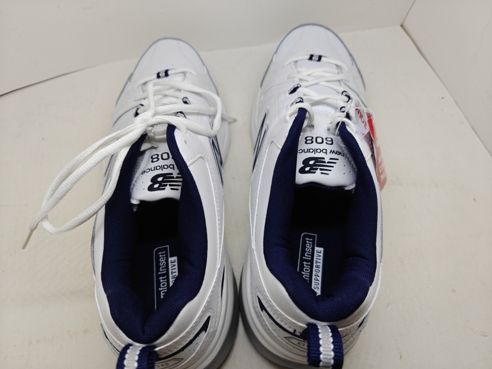 New Balance 608 2E Men's 13 White Blue Cross Trainer Sneaker Tennis Shoes  Item image 5