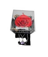 Real Preserved Rose Box I Love You Necklace Antlers Good Luck Best Wishe... - $20.00