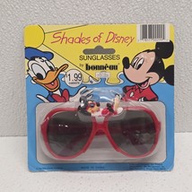 Vintage Bonneau Shades of Disney Sunglasses Red Mickey Mouse New NOS - $330.48 MXN