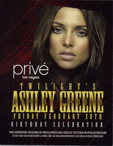 Ashley Greene Birthday Celebration @ Prive Ph Vegas Promo Ca - $2.95