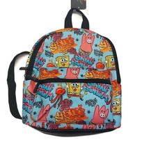 Bioworld SpongeBob Squarepants Patrick MINI Backpack Blue Multi-Color 11&quot; x 9&quot; - £24.40 GBP
