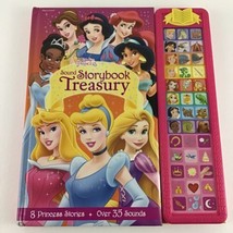 Disney Princess Sound Storybook Treasury Play A Sound Book Ariel Aurora ... - $27.67