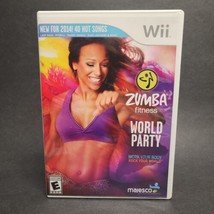 Zumba Fitness World Party (Nintendo Wii, 2013) Complete, Tested - £3.15 GBP