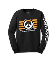Overwatch Video Game Logo The World Needs Heroes Long Sleeve Shirt Funko... - $17.99