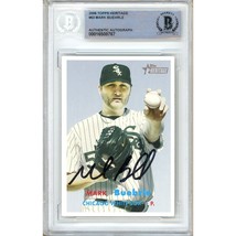 Mark Buehrle White Sox Auto 2006 Topps Heritage Baseball Card Signed BAS... - £117.15 GBP