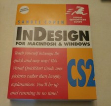 001 InDesign CS2 for Macintosh and Windows by Sandee Cohen (2005, Paperb... - $5.80