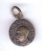 Vintage 30s San Carlo Borromeo S. Mini Medal with Papaline Pumpkin Rare-
show... - £20.21 GBP