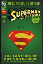 Action Comics 687 SIGNED Roger Stern Collection / Reign of the Superman w Poster - £21.02 GBP