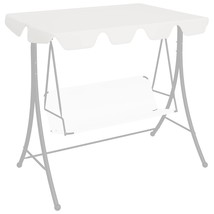 Replacement Canopy for Garden Swing White 188/168x145/110 cm - £21.61 GBP