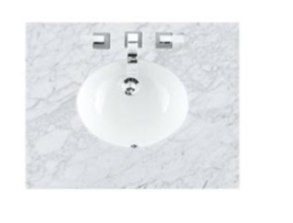 New 30 in. &amp; 3cm, Straight Edge, Carrara White Single Bathroom Vanity To... - £258.81 GBP