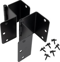 Swing Clear Offset Hinge, 3 1/2&#39;&#39;, 1/4&quot; Radius Corner, 2-Pack, Matte Black - £17.24 GBP