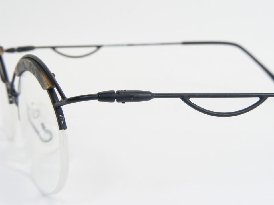 DOMINO 15-118 Black /Gold Unique RARE EYEGLASSES FRAME 40-25-136 Germany Item image 6