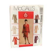 McCalls M4653 Sewing Pattern Size 16-18-20-22 Womens Skirt Suit uncut - $10.79