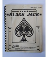 Black Jack Pinball Service Manual Original Game Repair Information 1978 - £38.99 GBP