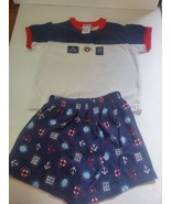 18-24 Mo Vtg Stock Gymboree Boy Set Pj&#39;s Outfit 2001 Navy Sea Marines Yacht - £15.45 GBP