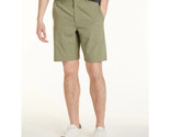 George Men&#39;s 9&quot; Inseam Flat Front Moisture Wicking Shorts, Green Size 38 - $16.82
