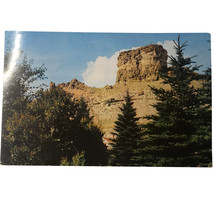 Castle Rock, Wyoming, vintage postcard, 1957 - £15.73 GBP