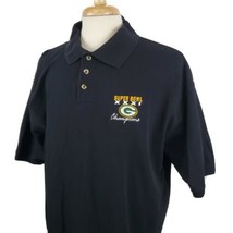 Lee Sport Green Bay Packers Super Bowl XXXI Champions Polo Shirt XL NFL ... - £15.57 GBP