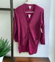 NWT Chico&#39;s Women&#39;s Knit Tank &amp; Matching Ribbed Cardigan Size 0 Blooming... - $59.35