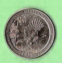 2015 D Louisiana America The Beautiful Quarter - Near uncirculated - £2.75 GBP