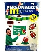 Personalize IT! Decorating Kit FOOTBALL Championship Game Tonight 120 Pi... - £14.82 GBP