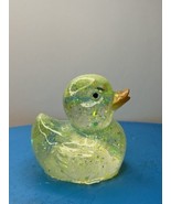 Yellow Glitter Duck, Yellow Duck, Duck, Resin Art, Yellow,  With Gift Box - €17,17 EUR