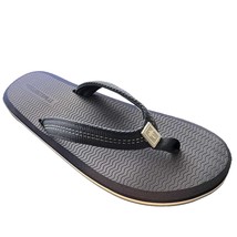 Margaritaville Ladies&#39; Size 8 Wildwood Flip Flops Sandals Thongs, Navy Blue - £11.20 GBP