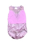 Sylvia P Childs Gymnastics Leotard Size 10 Pink Shimmer - $59.08 CAD