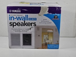 Yamaha NS-IW470 Flush Mount In-Wall Speakers - White - READ DESCRIPTION!... - $74.25