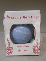 1990 Colebrook New Hampshire Nh Christmas Ornament Beaver Brook Falls - £7.58 GBP