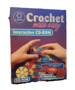 COATS Crochet Made Easy Interactive CD ROM 1998 Yarn and Hook Included - $26.94 CAD