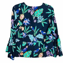 Philosophy Navy Blue Floral Jacket Kimono Open Front - £20.09 GBP