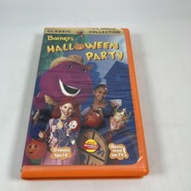 Barney&#39;s Halloween Party VHS Tape Sing Along Songs 1998 Never Seen On TV - £5.51 GBP