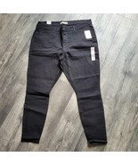 New Levi Strauss Women&#39;s Mid Rise Skinny Black Soft Stretch Jeans Sz 20M... - $27.06 CAD