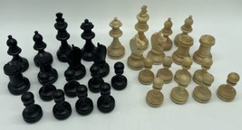 Vintage West Germany ? Wooden Chess Pieces bohemian Style w Box Complete... - £80.64 GBP