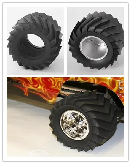 1.9 Desert Beach Snow Sand off Road Tires Giant Puller For 1.9&quot; Beadlock Wheels - £11.25 GBP+