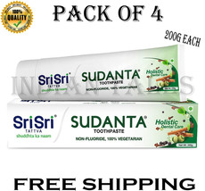 Sri Sri TATTVA shuddhta kanaamHerbal Gel Toothpaste All Natural 100G (Pack Of 4) - £25.53 GBP